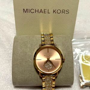 Michael Kors Pink Watch with Diamonds
